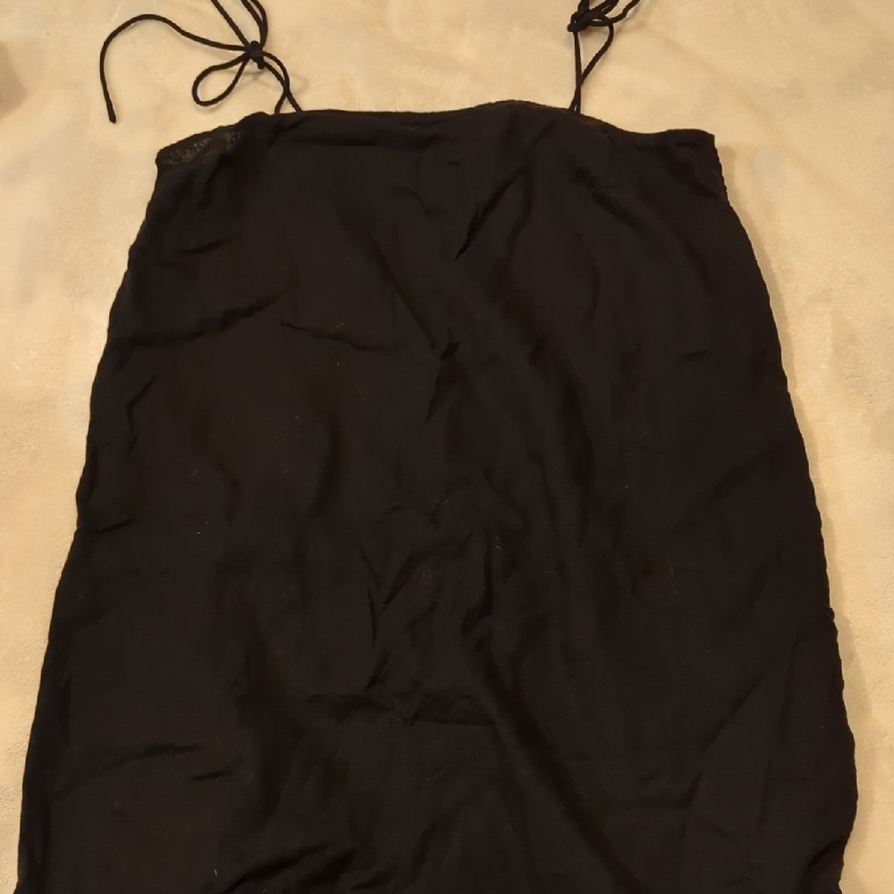Black Spaghetti Strap Dress